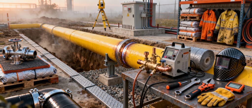 Treballs en gasoductes i xarxes de distribució de gasos combustibles 6h