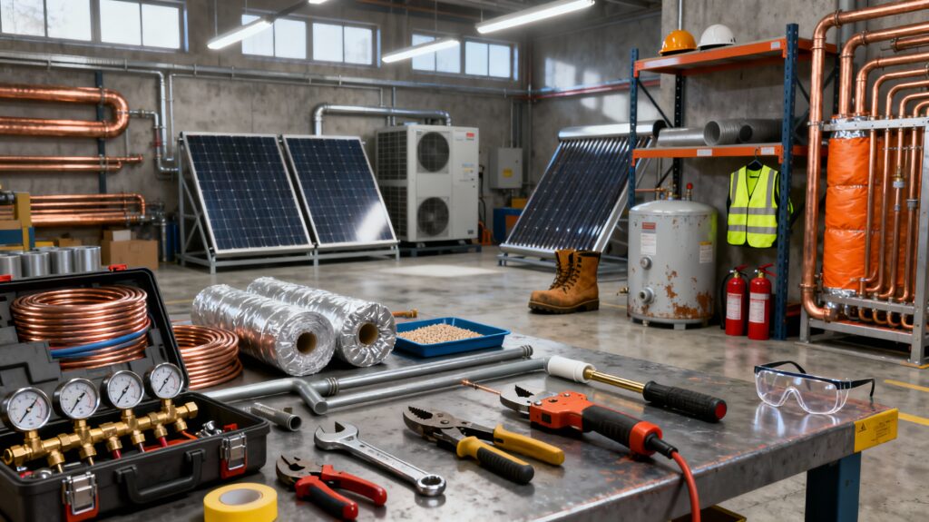 C.16 - Treballs de lampisteria, instal·lacions de calefacció- climatització, instal·lacions d'aigua calenta sanitària i instal·lacions solars tèrmiques 20h