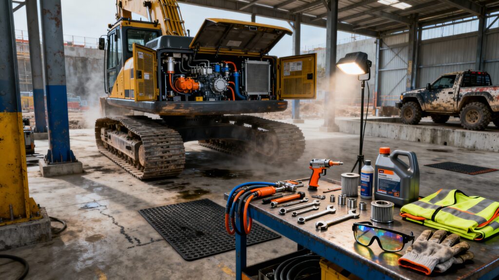 Manteniment de maquinària i vehicles 6h