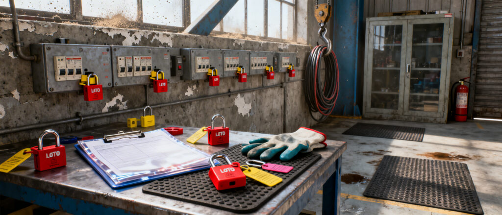 Curs de seguretat: treballs LOTO (LOCK OUT/TAGOUT) 6h