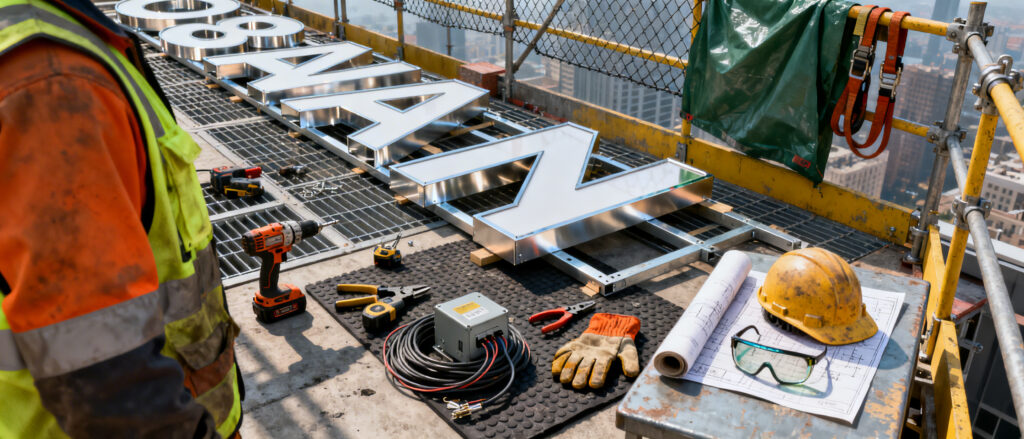 Instalador de letreros 20 h